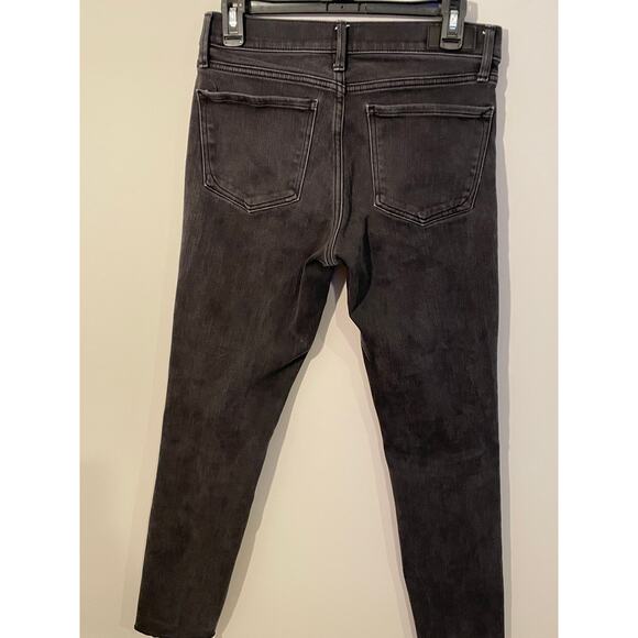 Express Black Jean Leggings, Cut off Ankle - Midrise Size 8 - Picture 2 of 11